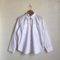 ราคา เสื้อเชิ้ตแขนยาว ผู้หญิง สีขาว แบรนด์ Ralph Lauren แท้ Size L (23929367155)