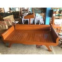 ราคา เตียงไม้สัก แหย่งไม้สักแท้ ขนาด200*100cm (4043226024)