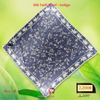 ราคา ผ้าพันคอ Jim Thompson รุ่น Silk Twill Scarf - indigo (19189505452)