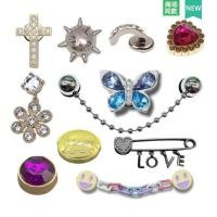 ราคา CROCS จระเข้ จิ๊บบิทซ์ หัวเข็มขัดรองเท้าผีเสื้อโลหะ เครื่องประดับรองเท้ารูแฟชั่น ดอกไม้รองเท้าหัวใจโลหะ (28404559167)