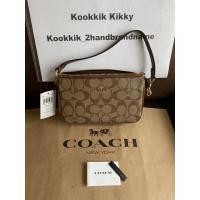 ราคา กระเป๋า Coach pouch Nolita 19 สีน้ำตาลลายซีsignature ของแท้ สินค้านำเข้าจากอเมริกา (13150451285)