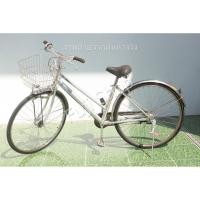 ราคา จักรยานแม่บ้านญี่ปุ่น - ล้อ 27 นิ้ว - มีเกียร์ - Panasonic - สีเงิน [จักรยานมือสอง] (21959631128)