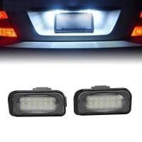 ราคา BENZ ไฟส่องป้ายทะเบียน license plate light W203 แคนบัส LED ป้ายทะเบียนรถ (2 ชิ้น) ไฟไม่โชว์ ร้านไทย (20287390268)