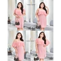 ราคา ชุดเดรสไปงานแต่ง เดรสสาวอวบอ้วน ชุดสาวอวบอ้วน อ้วน ไซต์ใหญ่ เสื้อผ้าคนอ้วน (18153625054)