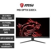 ราคา MONITOR (จอมอนิเตอร์) MSI OPTIX G32C4 31.5" VA 165Hz CURVED Warranty 3 - Y (8767641367)
