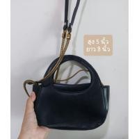 ราคา กระเป๋าสะพายข้างมือสอง หนังแท้ สายโซ่ทองกระดูกงู (23309369453)