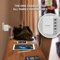 ราคา RAVPower USB Charging แบรนด์ดังจากอเมริกามาแล้วจ้า❗️ RAVPower 40 watt 4 Port USB wall charger❗️ (2912028763)