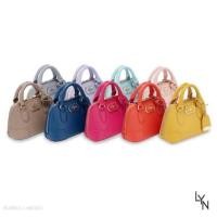 ราคา กระเป๋า LYN ISABELLA ขนาด MICRO สีชมพูบานเย็น มือ2 ของปลอม (7356152927)