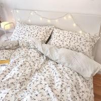 ราคา ️พร้อมส่ง ชุดเครื่องนอน ครบเซ็ต สไตล์อีเกีย (IKEA) ลายดอกไม้ (16373209809)