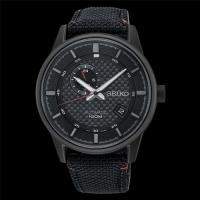 ราคา Seiko Sports Automatic นาฬิกาข้อมือผู้ชาย สายผ้าสีดำ รุ่น SSA383K1,SSA383K (7229383652)