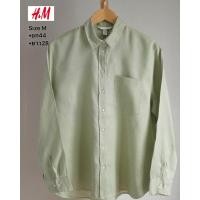 ราคา HM มือสอง ลินิน100%สีเขียวอ่อน สภาพดี ใหม่ สวย (20081002937)