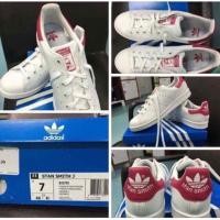 ราคา #แท้ adidas stan smith J US 7 pink/white มือ1 พร้อมกล่อง ฟรี EMS (747519678)