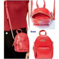 ราคา กระเป๋า GUESS Factory Evan Mini Crossbody สีแดง ของแท้ พร้อมส่ง (1937484408)