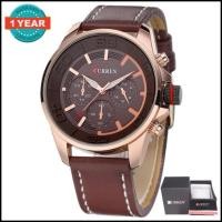 ราคา Curren นาฬิกาข้อมือผู้ชาย สีน้ำตาล สายหนัง รุ่น C8187 (2064212700)