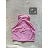 ราคา เสื้อแขนกุดสีชมพูผ้าฮานาโกะ (25161140960)