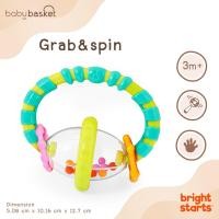 ราคา ของเล่นเด็ก ของเล่นเขย่าพร้อมลูกปัด Bright Starts Grab & Spin ช่วยเสริมสร้างพัฒนาการ (7321740678)