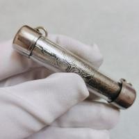 ราคา ตะกรุดเนื้อเงิน หลวงพ่อเดิม วัดหนองโพ พกพาติดตัวสดวก หัวท้ายหุ้มตะกรุดเป็นเงิน (20379984031)