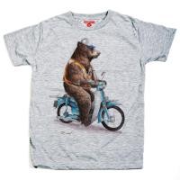 ราคา เสื้อยืด แขนสั้น แชปเตอร์วัน คาแรคเตอร์ ลาย หมีขี่เวสป้า ผ้านิ่ม / Bear ride vespa Chapter One Character Soft T-Shirt (10720661228)