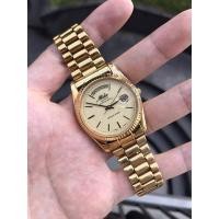 ราคา Mido Quartz datoday OCEAN STAR swiss made Gold dial 35nm (18463097631)