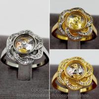 ราคา แหวนกังหัน แหวนแชกงหมิว ปลุกเสก (แหวนกังหันผู้ชาย) แหวนกังหันล้อมเพชร กังหันนำโชค3 (27305518185)