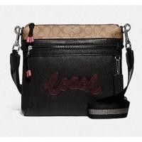 ราคา Coach แท้ ✔️ พร้อมส่ง กระเป๋าสะพายข้างรุ่นใหม่ | Coach Vale File Crossbody with Signature Canvas Detail (2835902903)