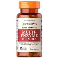 ราคา Super Strength Multi Enzyme 60/120 Caplets Puritan's Pride (2620332795)