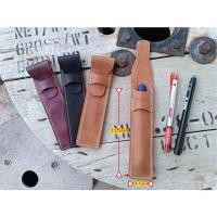 ราคา ซองใส่ปากกาหนังแท้ งานHandmade ขนาด S(New) (16499367869)