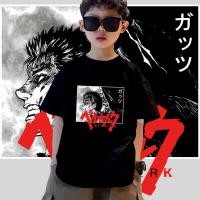 ราคา เสื้อผ้าเด็ก เสื้อยืดคอกลม แขนสั้น ผ้าฝ้ายแท้ พิมพ์ลาย Berserk 100-150 (25434183959)