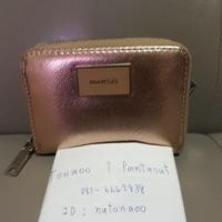 ราคา กระเป๋าสตางค์ใบสั้น MNG แท้ 100% สีพิงค์โกลด์ (2370052835)