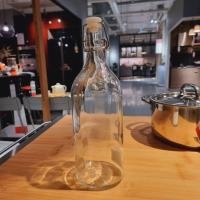 ราคา ขวดแก้วมีจุกล็อก แก้วใส จุกอุดปิดแน่น กันน้ำหก (1875095865)