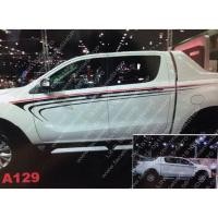 ราคา สติ๊กเกอร์งานตัดคอม ลายแบบคล้ายๆ ลายข้างของ MAZDA BT50 Pro Edition BT-50 sticker ติดรถ แต่งรถ มาสด้า เส้นยาว (1208234310)