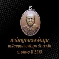 ราคา เหรียญหลวงพ่อมุม วัดนาสัก จ.ชุมพร ปี 2519 เหรียญรุ่นประสบการณ์นิยม เนื้อทองแดงรมซาติน (24029856338)