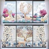 ราคา สติ๊กเกอร์ติดประตูกระจกฝ้าไฟฟ้าสถิต ป้องกันการแอบ โปร่งใส ทึบแสง ห้องน้ำ ห้องน้ำ ระเบียง ฟิล์ม ติดด้วยตนเอง สติ๊กเกอร์กร (10608880975)