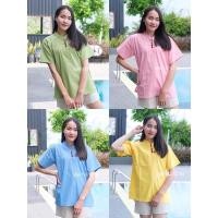 ราคา New item เสื้อคอจีนผู้ชาย สีพาสเทล ผ้าใส่สบายไม่ร้อน (11490263502)