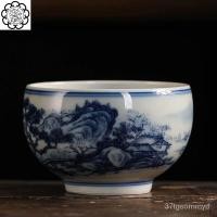 ราคา B7LP เครื่องลายครามสีฟ้าและสีขาวลายกิ่งไม้ถ้วยชาขนาดเล็กเซรามิก Jingdezhen ถ้วยชาเซรามิก (29652005621)