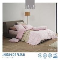 ราคา ELLE DECOR ชุดผ้าปูที่นอน 5 ฟุต 5 ชิ้น รุ่น JARDIN DE FLEUR รหัส ELLE JARDIN-03 ส่งฟรี (19111664566)