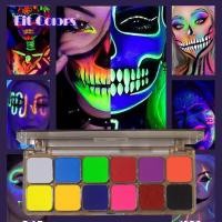 ราคา สีเพ้นท์ใบหน้า เพ้นท์ตัว เพ้นท์หน้า สีน้ำ Fit Colors Face & Body Paint 12 colors (25554116030)