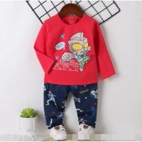 ราคา ชุดนอนเด็ก เสื้อแขนยาวสีแดง ลายอุลตร้าแมน พร้อมกางเกงสีกรม (3104026760)