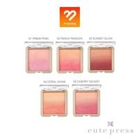 ราคา (บลัชออน) Cute Press Nonstop Beauty Ombre Blush คิวท์เพลส นอนสต๊อป บิวตี้ ออมเบร บลัช 5g./10g. (2656422191)