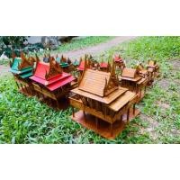 ราคา Gold โมเดล บ้านเรือนไทย ทรงอยุธยา บ้านออเจ้า หลังคาสี 1 หลัง (24977245130)