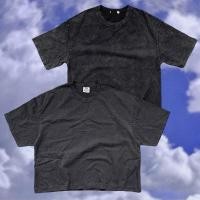 ราคา เสื้อครอปผู้ชาย เสื้ิอยืดครอป สีดำเฟด ครอปยาว 25.5 นิ้ว (24781731545)