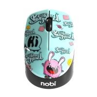 ราคา เมาส์ไร้สาย Wireless Optical Mouse NOBI (NM-68) - mint (6109137579)
