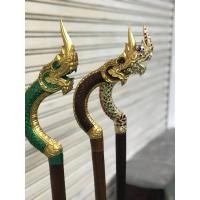 ราคา ไม้เท้าพญานาค(แกะสลัก) พร้อมฐาน (5146858281)