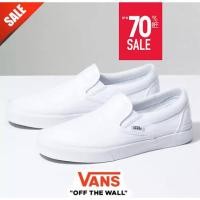 ราคา VANS Slip On Classic White (รับประกันแท้) ลดสูงสุด คืนสินค้าได้ใน 7 วัน รองเท้าผ้าใบสีขาว สินค้าพร้อมส่ง (5853999986)