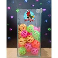 ราคา ของเล่นนก ลูกกระพรวนพลาสติกหลากสี (17693811044)