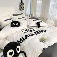 ราคา อินชีสผ้าขนหนูปักเตียงชุดสี่ชิ้นล้างผ้าฝ้ายผ้าห่มปกแผ่นติดตั้งหอพักเดี่ยวสามชิ้นชุดฤดูร้อน (27655158156)