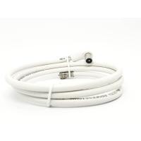 ราคา สายทีวี สำหรับต่อจากเต้ารับเข้าเครื่องรับสัญญาณ สีขาว ความยาว 1.2M RG6 ชิลด์ 95% (2091971450)