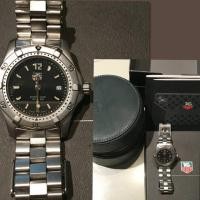 ราคา Tag Heuer สายเงินหน้าปัดดำ แท้พร้อมกล่อง,ใบประกัน (19769481)