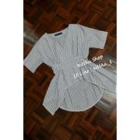 ราคา เสื้อคอวีเอวจั๊ม งานป้าย ZARA (1558325612)