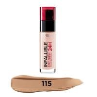 ราคา L'oreal Infallible 24H Stay Fresh Foundation #115 Nude Beige 30ml. (1943509634)